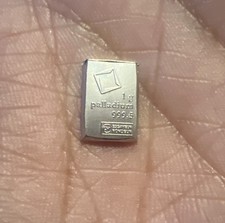 Lingotto palladio 1 grammo -