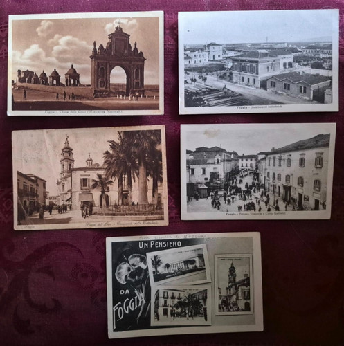 Foggia lotto 9 - 9, cartoline