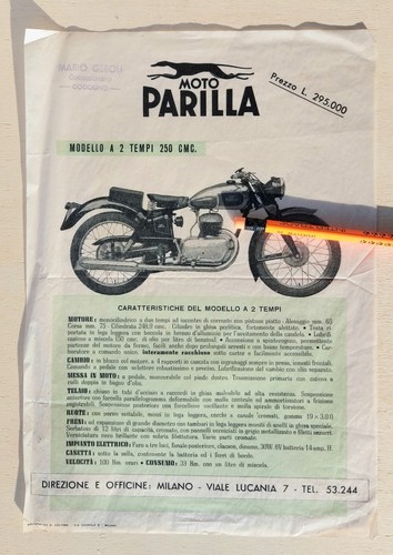 Moto parilla tempi - tempi, cmc