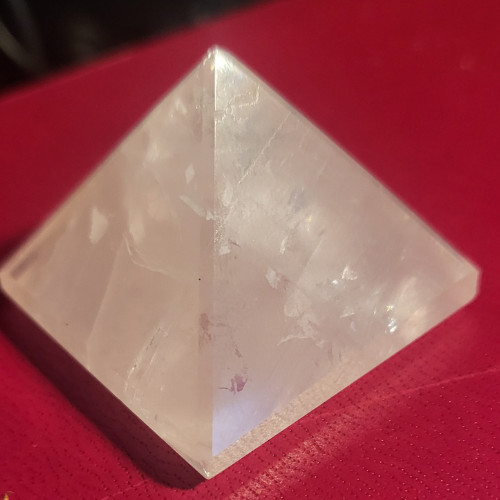 Piramide quarzo rosa