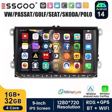 For VW GOLF MK5 MK6 9" CarPlay