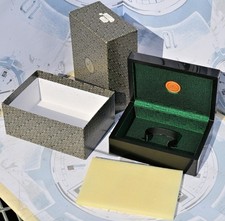 Rara Scatola Cofanetto Box Porta Orologio Rolex Cellini 50.00.02 Nuova in Legno