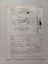 Benelli Motobi Tornado 650 1970 scheda omologazione DGM Motorizzazione Facsimile