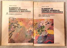 Elementi di Chimica Generale Organica e Biologica Volumi A+B Zanichelli 1998 