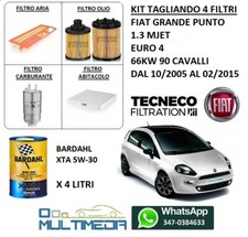 TAGLIANDO FILTRI E OLIO