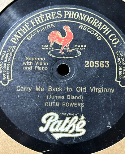 Carry back old virginny - to,