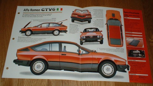 1986 alfa romeo gtv6 spec - 1986,