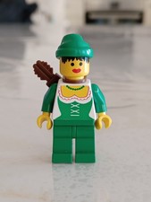 Lego Forestwoman  Forest woman Cas319 6071 Vintage Rare Forestman Castle