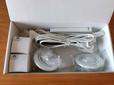 kit 2 faretti incasso bianchi orientabili a led + elettronica