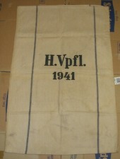 Sacco Tedesco WW2 ORIGINALE per il trasporto farina H.Vpfl 1941