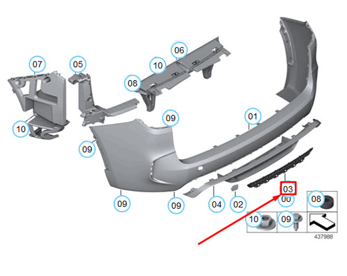 Griglia nuova bmw f85 - griglia,