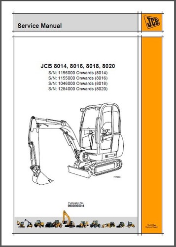 Jcb 8014 8016 - jcb, mini