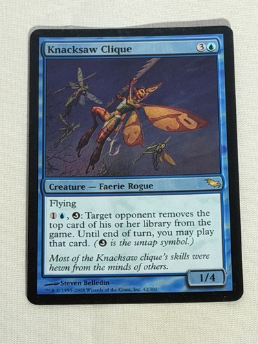 Mtg foil knacksaw - foil, clique