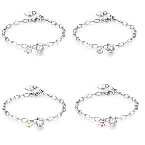 Bracciale donna acciaio