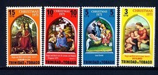 TRINIDAD & TOBAGO - 1971 - Natale. Quadri diversi
