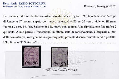 V082 regno italia 20 - v082, d’italia