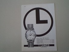 advertising Pubblicità 1965 LANCO SUPER DE LUXE 17