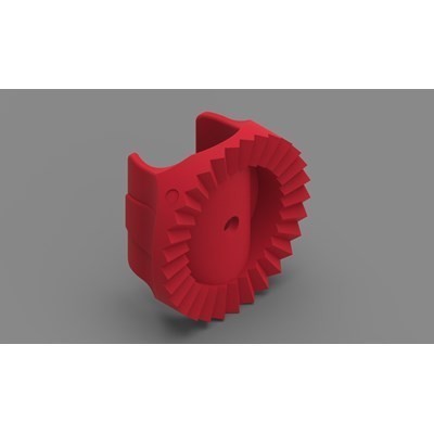 Kit rosetta dentata red - kit,