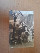 CARTOLINA PRIMA GUERRA MONDIALE GRUPPO D'ASSEDIO PER AIROLA 1918