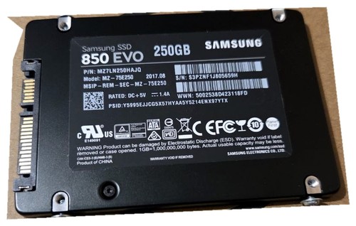Samsung 850 evo 250gb - 850, 2.5"