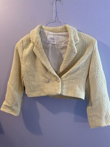 Blazer giallo zara bambina - blazer,
