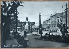 Cagliari. Piazza Jenne.Viaggiata 1967.
