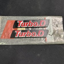 LOGO FREGIO SIGLA SCRITTA GRIGLIA FIAT UNO TURBO D DIESEL