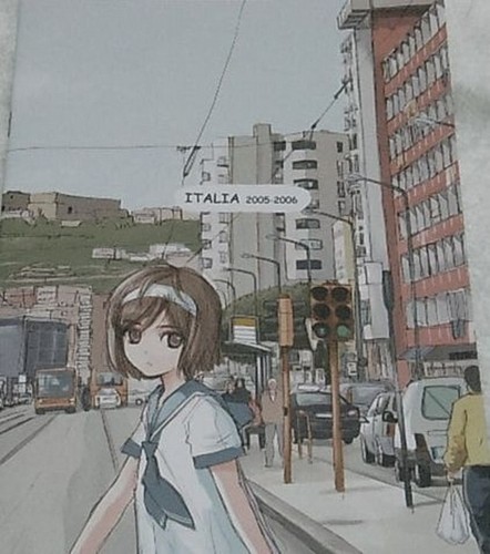 Aida illustrazione colori - yu,