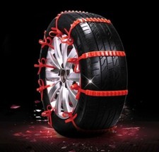 Catene da Neve Universale, 10 Pezzi Catene  ,Fasce Antiscivolo Anti slittamento 