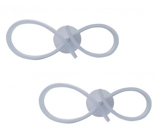 Coppia applique lampada parete - coppia,