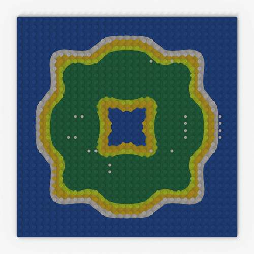 Lego baseplate 3811pb02 - 3811pb02,