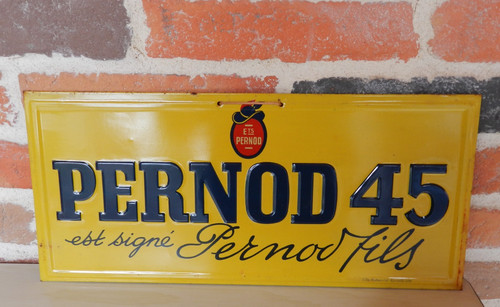 Plaque tôle pernod - tôle,