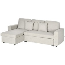 Homcom divano letto angolare - letto,