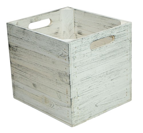 Scaffale shabby bianco nero