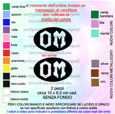 coppia Adesivi OM camion