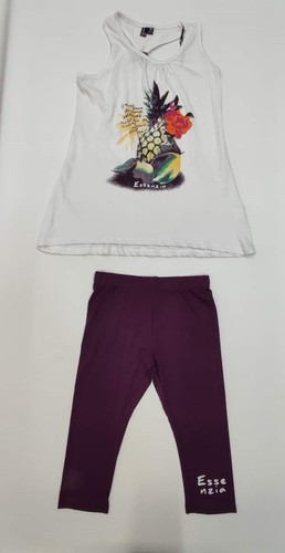 Canotta lunga con leggings - con,