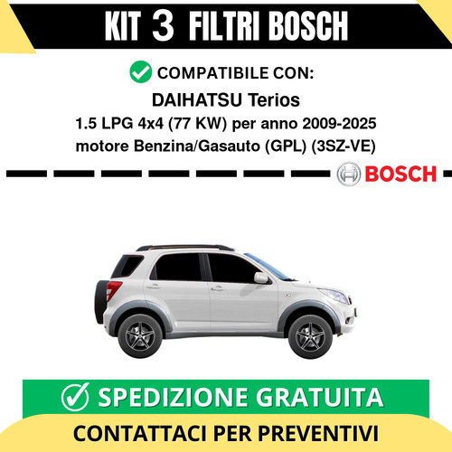 Kit bosch filtri - filtri, tagliando