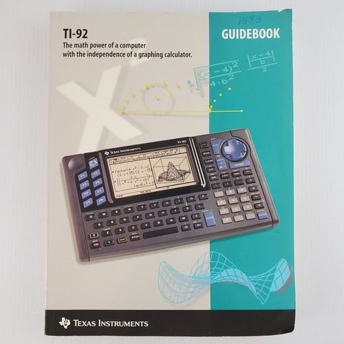 Texas instruments 92 - instruments, ti-92