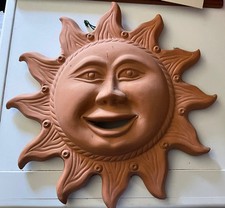 Sole in terracotta da appendere- Made Italy, Usato