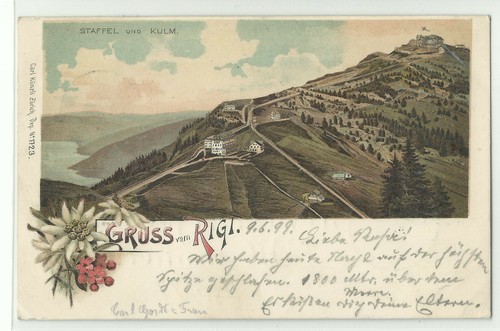 Rigi litografia 1899