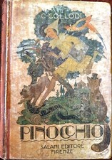Le Avventure di Pinocchio Ill. da Luigi e M. Augusta Cavalieri - Ed. Salani
