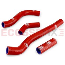 KIT TUBI RADIATORE HONDA CRF250R CRF250RX SAMCO AGGIORNATI ROSSO 2022-2026