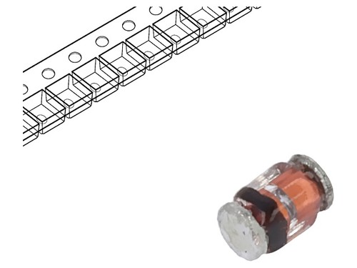 Diodo bzm55c5v6 zener - 20,