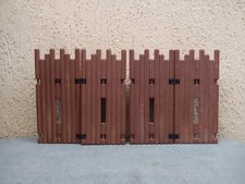 PLAYMOBIL : 4 palissades pour