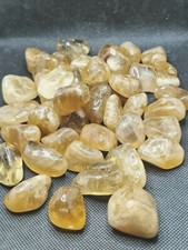 Vero QUARZO CITRINO lucidato pietre dure naturali minerali naturali oro giallo 