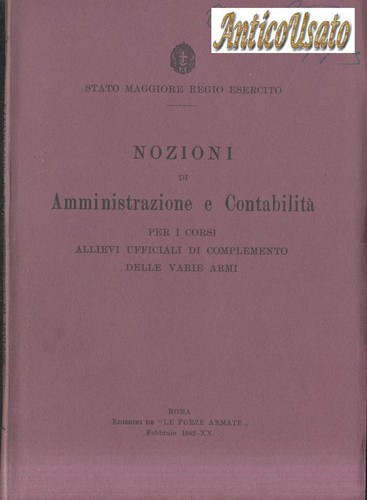 Nozioni amministrazione e - di,