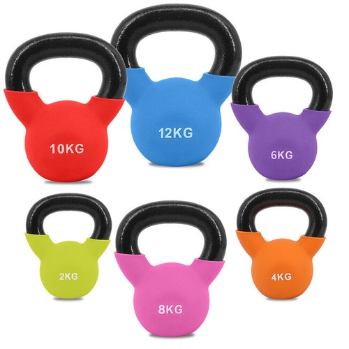 Kettlebell ghisa gomma - in,