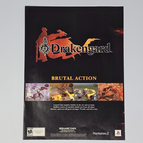Pubblicità poster drakengard - pubblicità/poster,