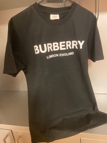 Shirt burberry nera con logo - nera,