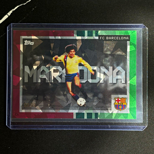 Diego maradona green - green, icy